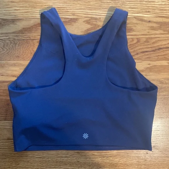 Athleta Conscious Crop tank bra for A-C cups - Medieval Violet - Picture 4 of 6